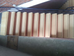 bekleed met bamboe plaat